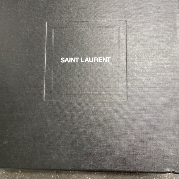 Authentic Saint Laurent Metallic Effect Ankle Strap Sandals - Picture 6 of 8